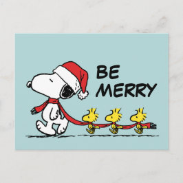Jordnötter | Snoopy & Friends Winter Scarf Vykort
