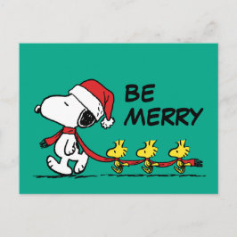 Jordnötter | Snoopy & Friends Winter Scarf Vykort