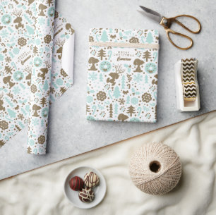 Jordnötter   Snoopy Frosty Mönster Presentpapper