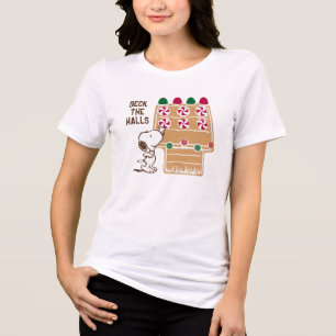 Jordnötter   Snoopy Gingerbröd House T Shirt