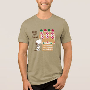 Jordnötter   Snoopy Gingerbröd House T Shirt