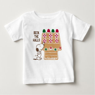 Jordnötter Snoopy Gingerbröd House T Shirt