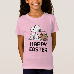 Jordnötter   Snoopy Glad påsk T Shirt