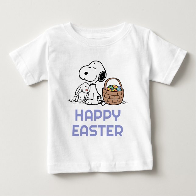 Jordnötter | Snoopy Glad påsk T Shirt (Framsida)