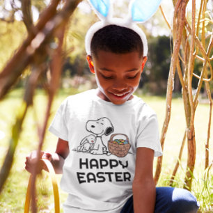 Jordnötter   Snoopy Glad påsk T Shirt