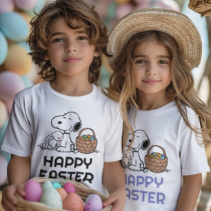 Jordnötter   Snoopy Glad påsk T Shirt