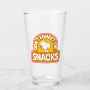 Jordnötter   Snoopy Glöm inte Snacks Glaskopp