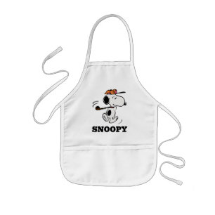 Jordnötter Snoopy Golf Swing Barnförkläde