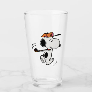 Jordnötter Snoopy Golf Swing Glaskopp