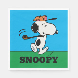 Jordnötter   Snoopy Golf Swing Pappersservett