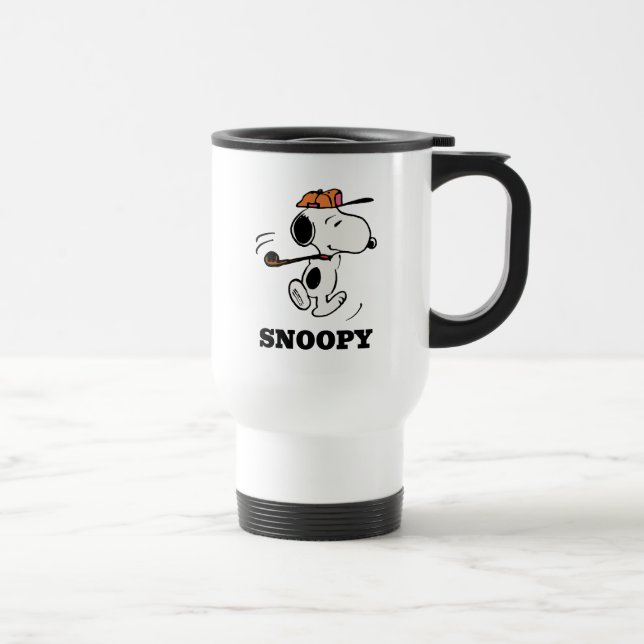 Jordnötter | Snoopy Golf Swing Resemugg (Höger)
