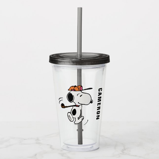 Jordnötter | Snoopy Golf Swing Take Away Mugg (Framsida)