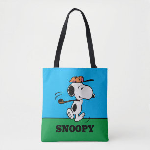 Jordnötter Snoopy Golf Swing Tygkasse