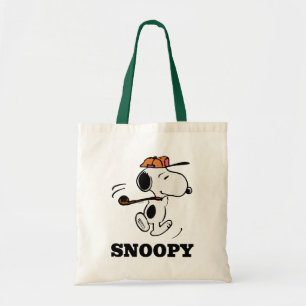 Jordnötter Snoopy Golf Swing Tygkasse
