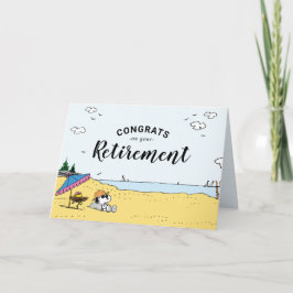 Jordnötter | Snoopy Gratulerar på Pension Kort
