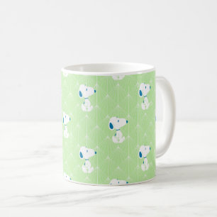Jordnötter   Snoopy Grönt Deco Dreams Mönster Kaffemugg
