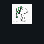 Jordnötter | Snoopy Grönt Snö Cap Canvastryck<br><div class="desc">Kolla in den här roligtens jordnötsdesign med Snoopy.</div>
