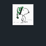 Jordnötter | Snoopy Grönt Snö Cap Canvastryck<br><div class="desc">Kolla in den här roligtens jordnötsdesign med Snoopy.</div>