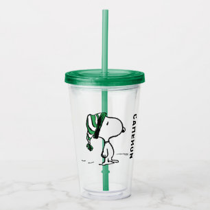 Jordnötter   Snoopy Grönt Snö Cap Take Away Mugg