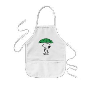 Jordnötter Snoopy Grönt Umbrella Barnförkläde