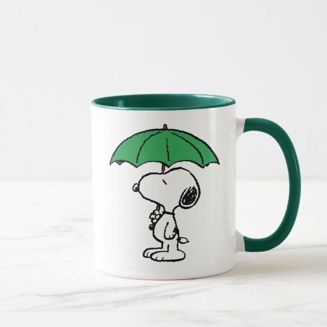 Jordnötter | Snoopy Grönt Umbrella Mugg (Höger)
