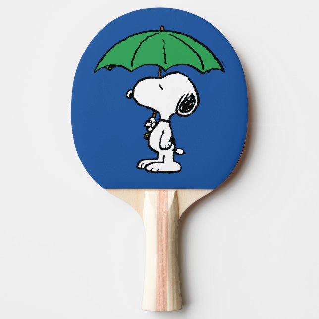 Jordnötter | Snoopy Grönt Umbrella Pingisracket (Framsidan)