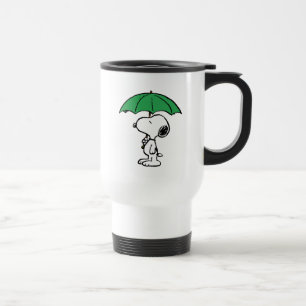 Jordnötter Snoopy Grönt Umbrella Resemugg