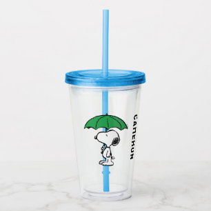Jordnötter Snoopy Grönt Umbrella Take Away Mugg
