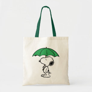 Jordnötter Snoopy Grönt Umbrella Tygkasse