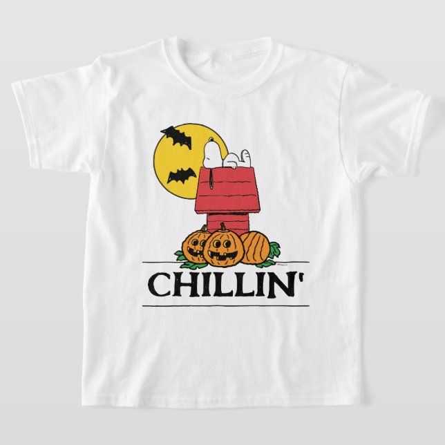 Jordnötter | Snoopy Halloween Doghouse T Shirt (Laydown)