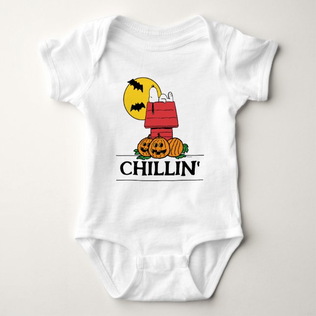 Jordnötter | Snoopy Halloween Doghouse T Shirt (Framsida)