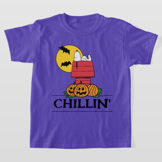 Jordnötter | Snoopy Halloween Doghouse T Shirt (Laydown)