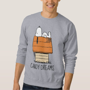 Jordnötter   Snoopy Halloween Nap Lång Ärmad Tröja