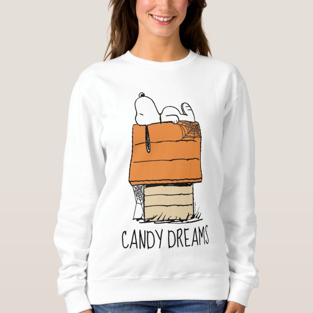 Jordnötter | Snoopy Halloween Nap T Shirt (Framsida)