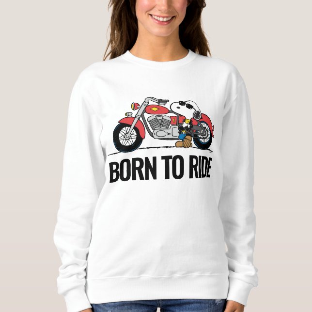 Jordnötter | Snoopy & Hans motorcykel T Shirt (Framsida)