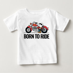 Jordnötter Snoopy & Hans motorcykel T Shirt