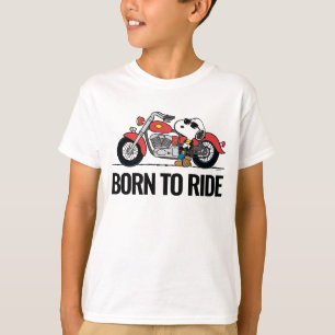 Jordnötter   Snoopy & Hans motorcykel T Shirt