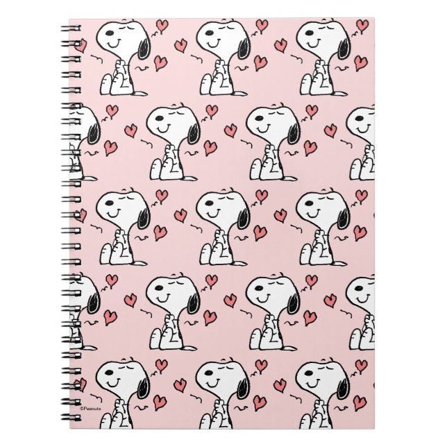 Jordnötter | Snoopy Hearts Anteckningsbok (Framsidan)