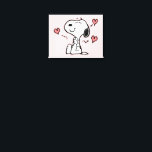Jordnötter | Snoopy Hearts Canvastryck<br><div class="desc">Kolla in den här roligtens jordnötsdesign med Snoopy.</div>