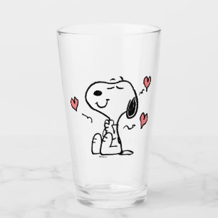 Jordnötter   Snoopy Hearts Glaskopp
