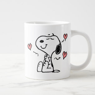 Jordnötter Snoopy Hearts Jumbo Mugg