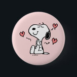 Jordnötter | Snoopy Hearts Knapp<br><div class="desc">Kolla in den här roligtens jordnötsdesign med Snoopy.</div>