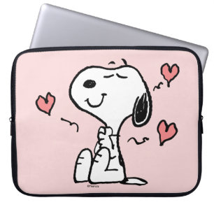 Jordnötter   Snoopy Hearts Laptop Fodral