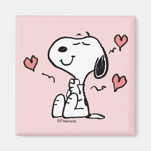 Jordnötter   Snoopy Hearts Magnet