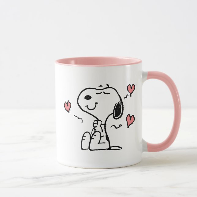 Jordnötter | Snoopy Hearts Mugg (Höger)