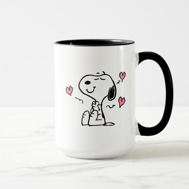 Jordnötter | Snoopy Hearts Mugg (Höger)