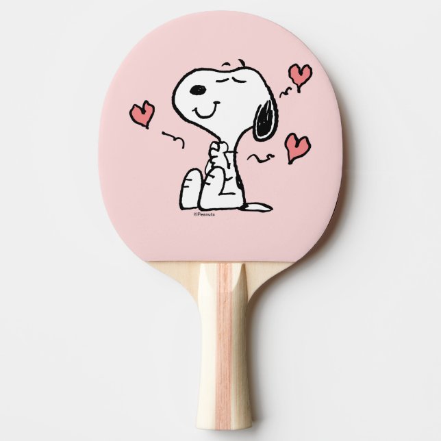 Jordnötter | Snoopy Hearts Pingisracket (Framsidan)
