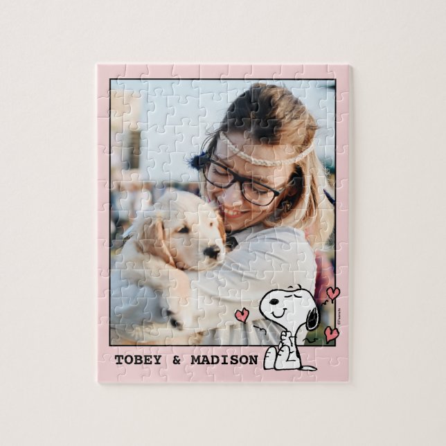 Jordnötter | Snoopy Hearts Pussel (Vertikal)