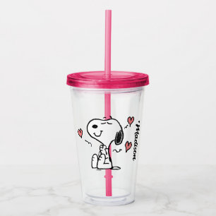 Jordnötter   Snoopy Hearts Take Away Mugg
