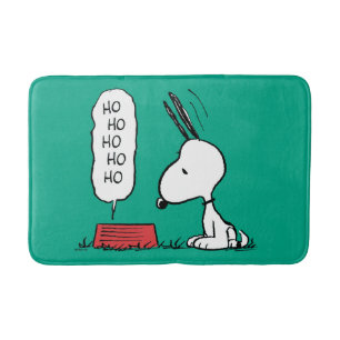 Jordnötter Snoopy Ho Ho Ho Food Dish Badrumsmatta